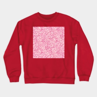 Pink Seahorse Spirals Crewneck Sweatshirt